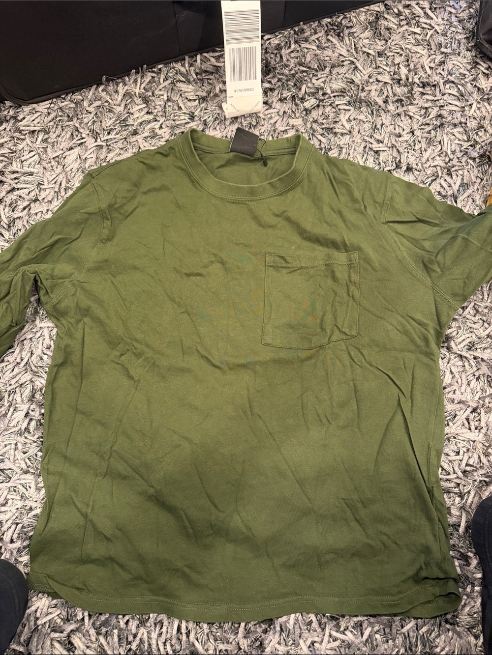 Urban Outfitters Olive Green Pocket Tee